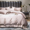 Roupa de cama bordada jacquard rosa de excelente qualidade e preço baixo